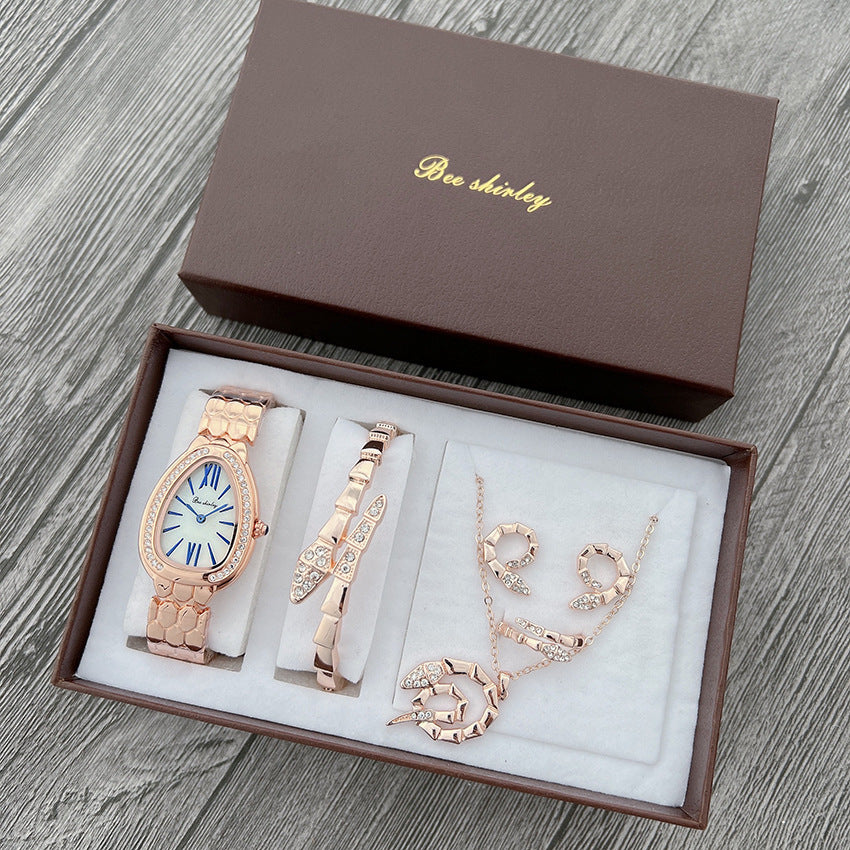 Coffret montre & bracelet pour femme