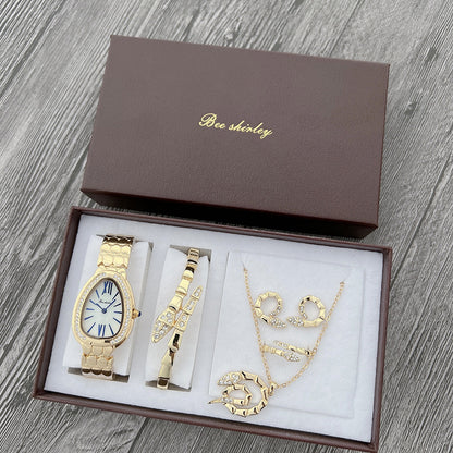 Coffret montre & bracelet pour femme